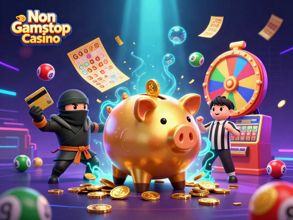 Experience vibrant action in a Non Gamstop Casino with unique characters and colorful gaming elements.