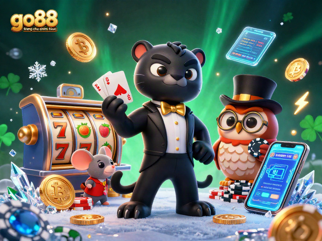Play exciting games at go88 trang chu chinh thuc with a stylish panther dealer and engaging casino elements.