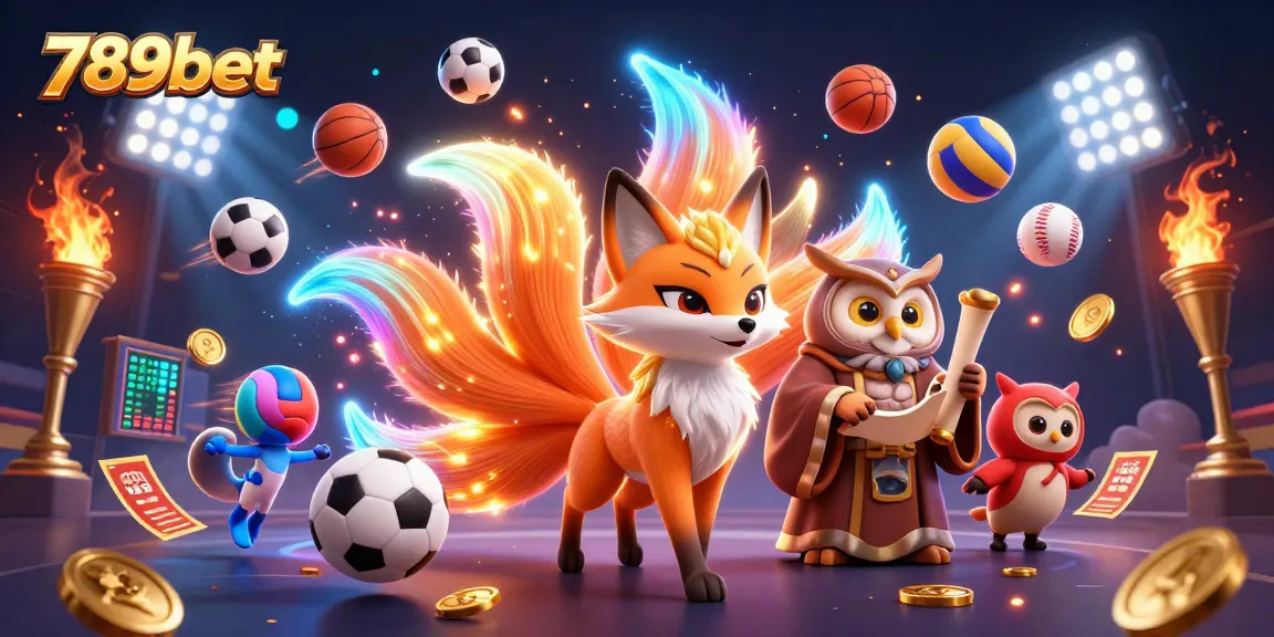 Engage in thrilling gameplay at 789bet, featuring vibrant characters and sports elements.