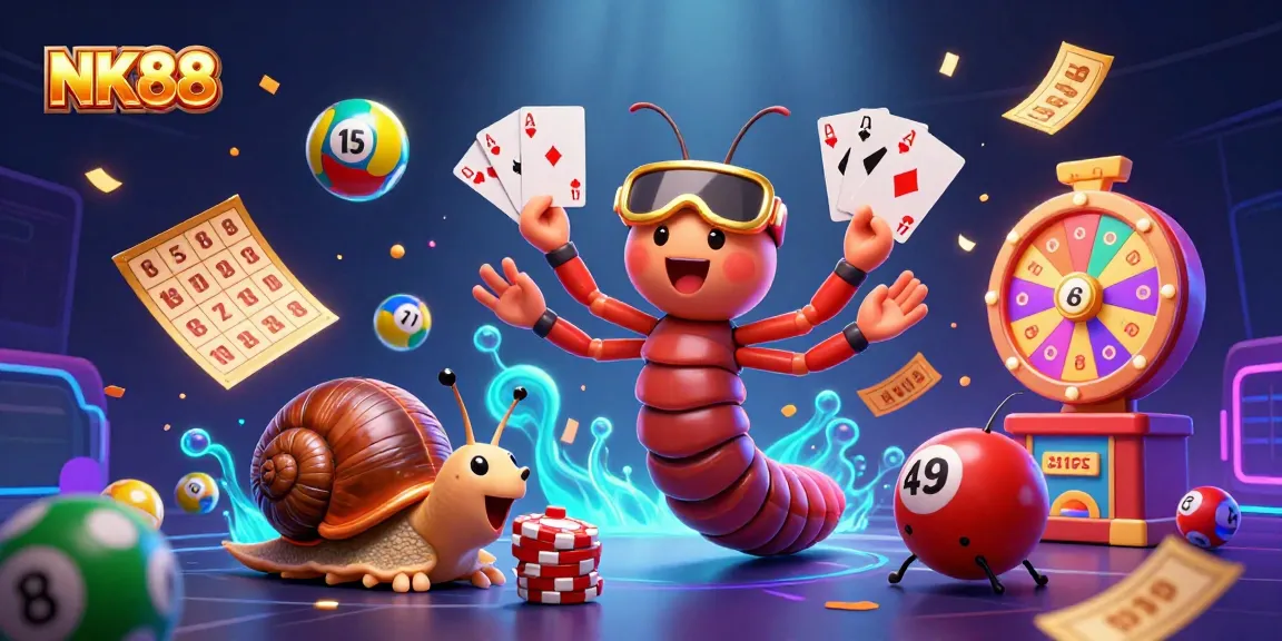 NK88 offers dynamic gambling experiences with lively characters and colorful games.